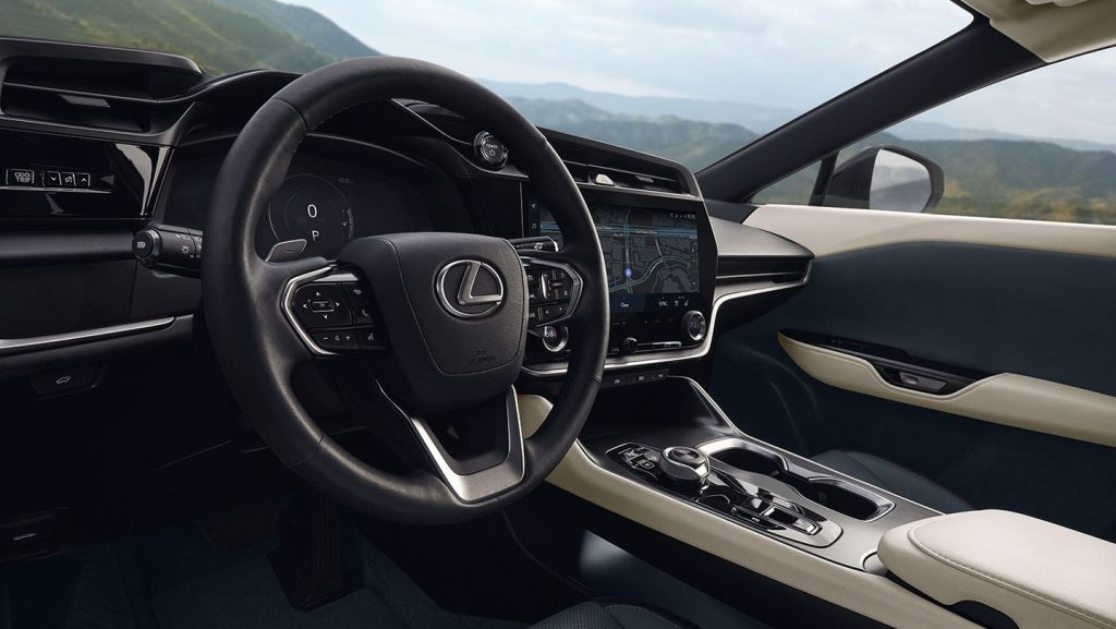 Interior Lexus RZ - Divulgação: Lexus