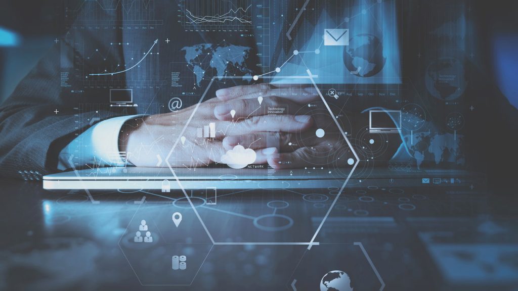 Gráfico de tecnologia em ilustrações - Créditos: depositphotos.com / everythingposs