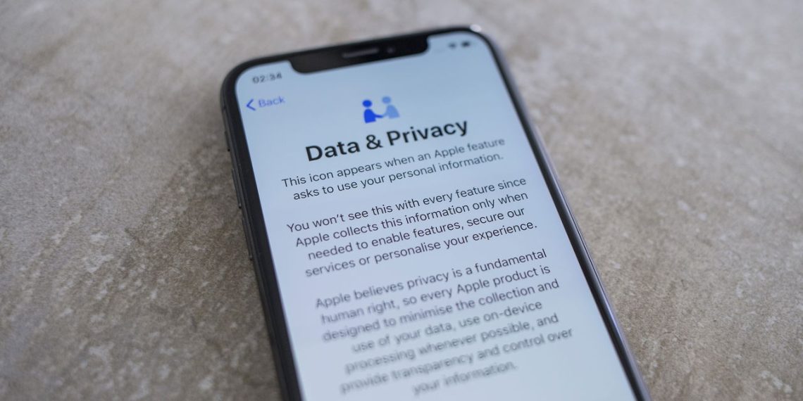 Política de privacidade de dados no iPhone - Créditos: depositphotos.com / CDPIC