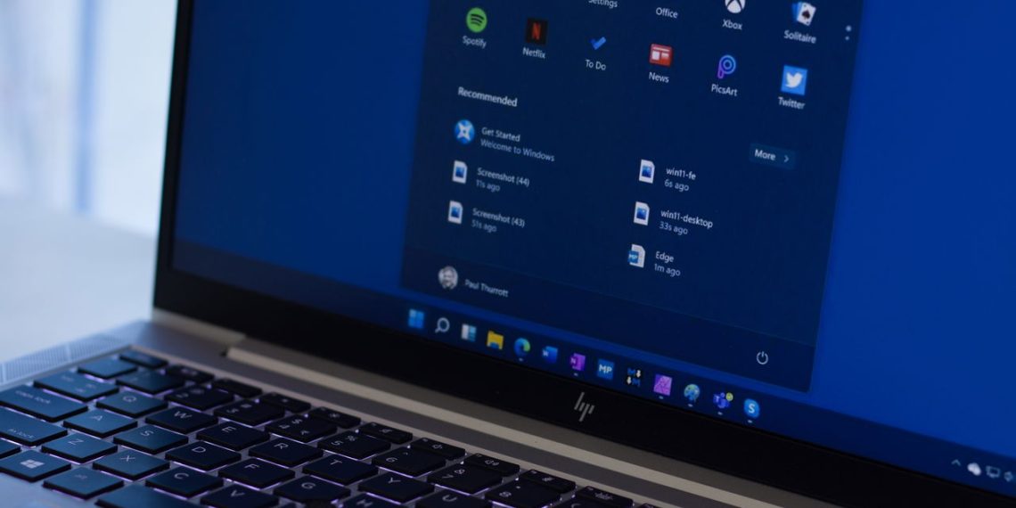 Laptop com Windows 11 - Créditos: depositphotos.com / seemantaduttaskv@gmail.com