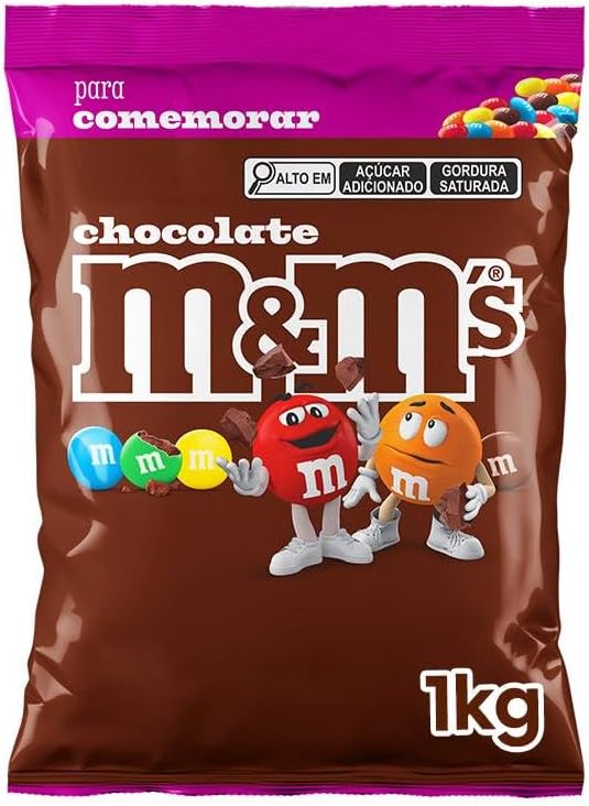Chocolate M&Ms - Reprodução: Amazon