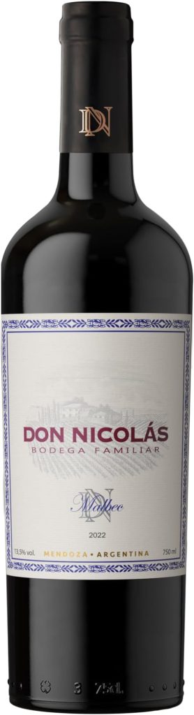 Don Nicolás Vinho Tinto Argentino Malbec 750Ml - Reprodução: Amazon