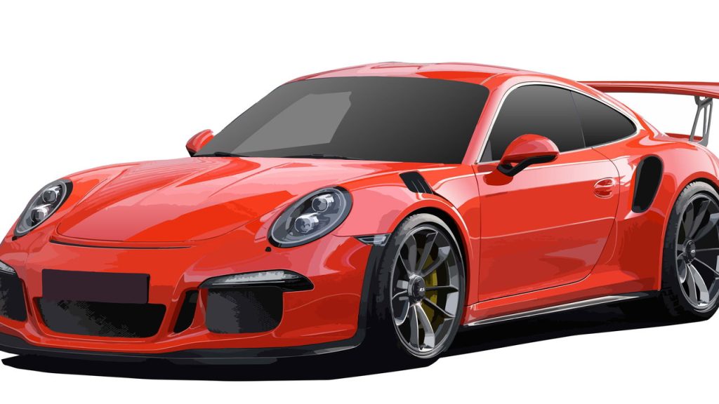 Ilustração de Porsche 911 GT3 - Créditos: depositphotos.com / pandemarchies@gmail.com