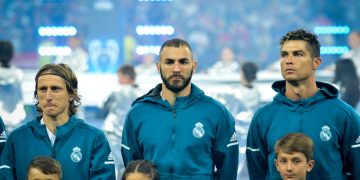 Modric, Benzema e Ronaldo - Créditos: depositphotos.com / vldv