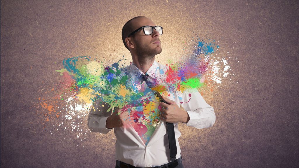 Ilustração de pessoa criativa - Créditos: depositphotos.com / alphaspirit