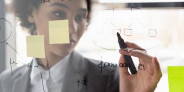 Mulher organizando tarefas - Créditos: depositphotos.com / Ischukigor