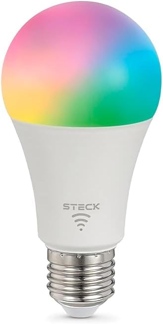 Lâmpada Smart Wi-Fi LED 12W Smarteck Steck - Reprodução: Amazon