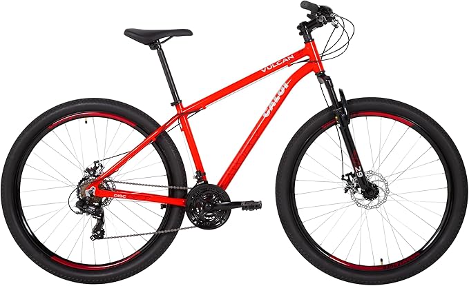 Bicicleta Caloi Vulcan Vermelha Aro 29 - Reprodução: Amazon
