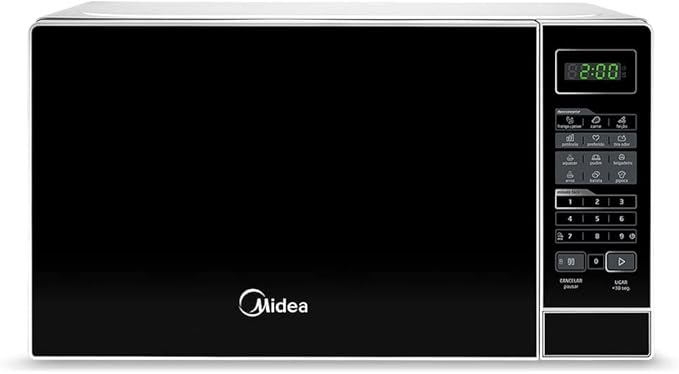 Micro-ondas Midea branco - Reprodução: Amazon