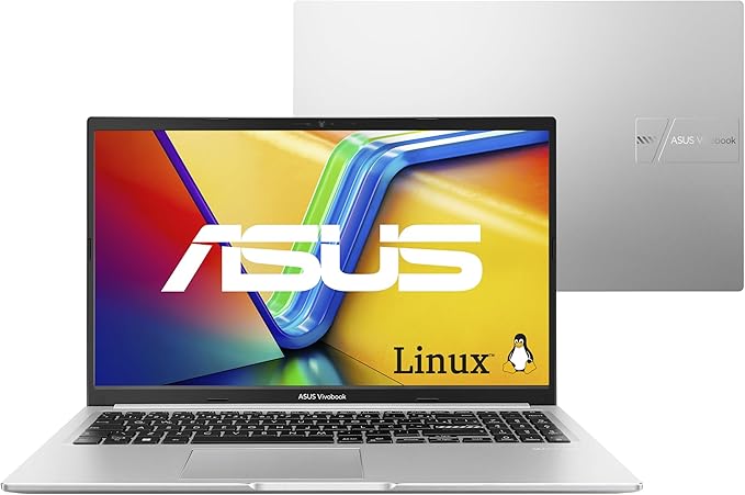 Notebook ASUS Vivobook KeepOS Silver - Reprodução: Amazon