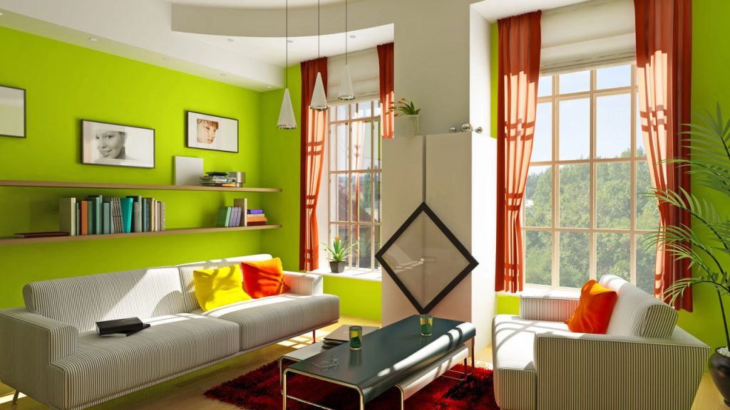 Decoração colorida - Créditos: depositphotos.com / vicnt2815