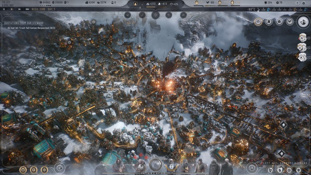 Frostpunk 2 - Créditos: Steam / 11 bit studios
