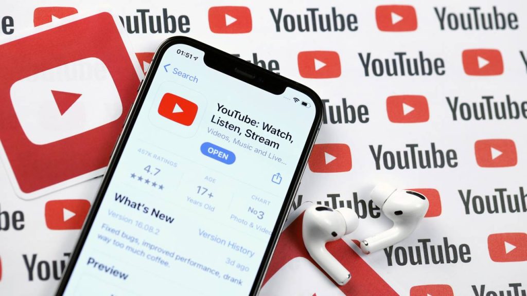 App do Youtube - Créditos: depositphotos.com / Mehaniq