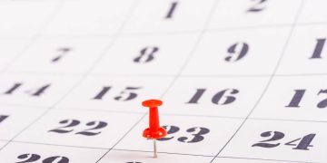 Calendário - Créditos: depositphotos.com / EdZbarzhyvetsky