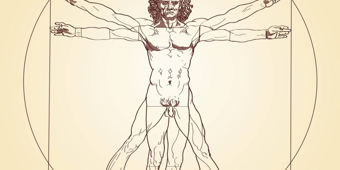 Ilustração do Corpo Humano por Leonardo da Vinci - Créditos: depositphotos.com / Furian