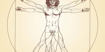 Ilustração do Corpo Humano por Leonardo da Vinci - Créditos: depositphotos.com / Furian