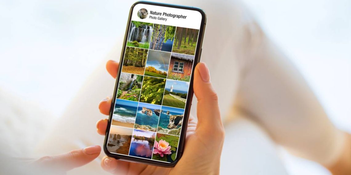 Galeria de fotos no celular - Créditos: depositphotos.com / grinvalds