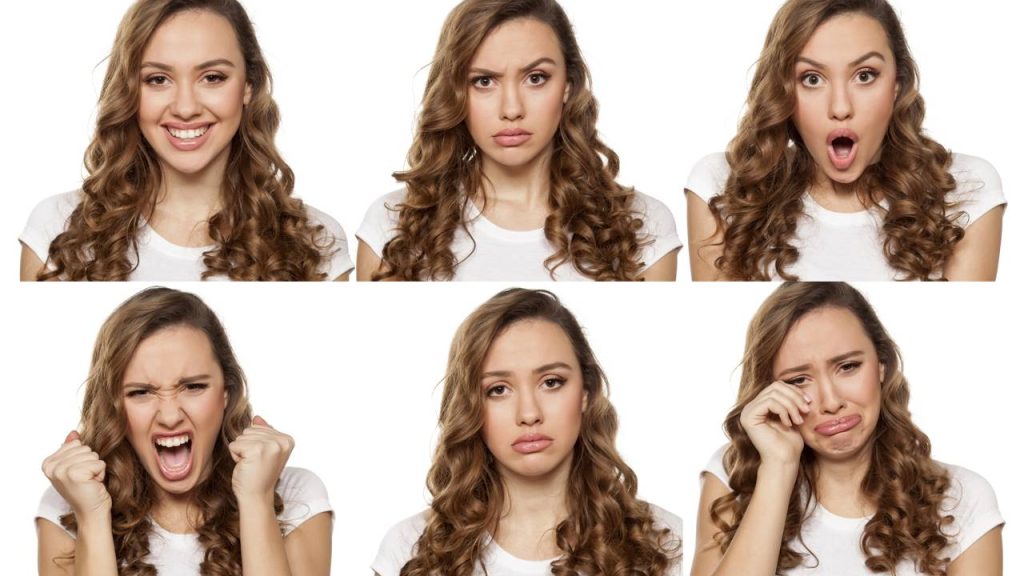 Mulher com vários tipos de sentimento - Créditos: depositphotos.com / VGeorgiev