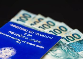 Carteira de Trabalho e dinheiro (Créditos: depositphotos.com / robertohunger)
