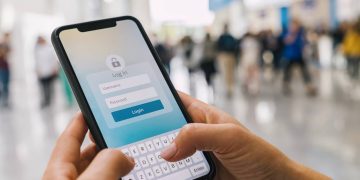 Senha no celular - Créditos: depositphotos.com / rclassenlayouts